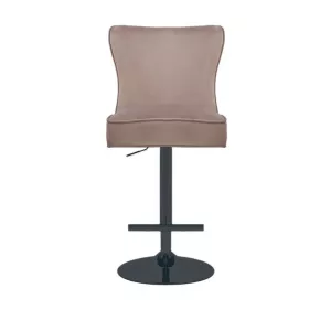 Barkruk Velvet - Taupe/Zwart