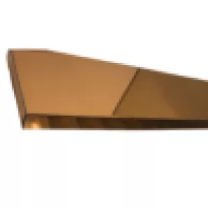 Zwevende Spiegelplank – Eric Kuster Stijl Brons 120 cm