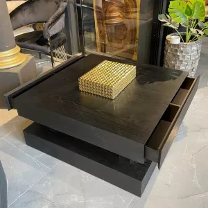 Salontafel Toledo Plain Veneer - Zwart