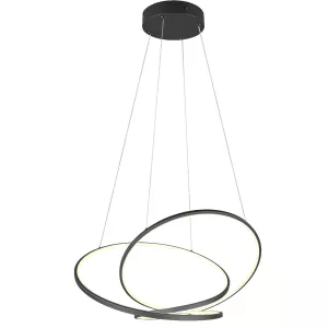 Hanglamp Dario - Zwart Groot