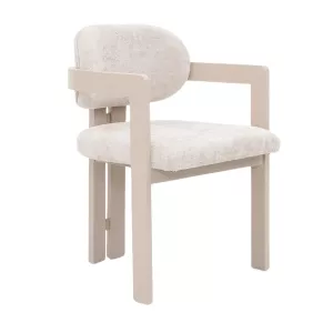 Eetkamerstoel Japandi - Crème/Champagne