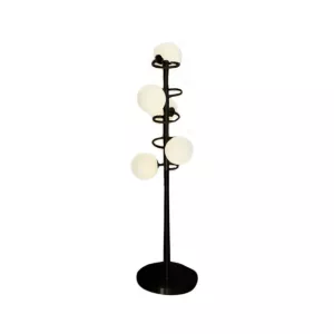 Vloerlamp Atomni Ring - Zwart  