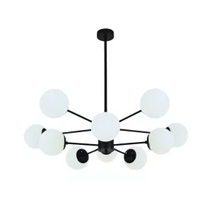 Hanglamp Atomni - Zwart 10 lichts