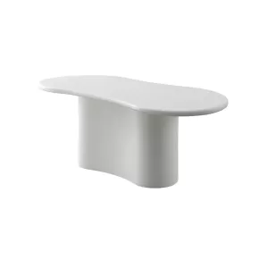 Eettafel Organisch Curve - Wit