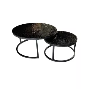 Salontafel Doblo Fused Glass - Black