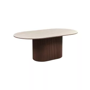 Eettafel Aqua Bruin - Beige 