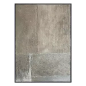 Luxe Canvas Schilderij - Earth Tones 001 Black Frame