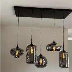 Mix Bollen Hanglamp Smoke Glass – 5L