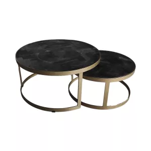 Salontafel Black Bonito – Doblo – Antiek Goud