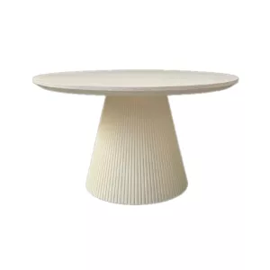 Eettafel Rond Wood London - Crème Fineer