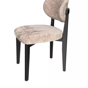 Eetkamerstoel Silla Japandi - Bruin / Zwart