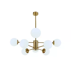 Hanglamp Atomni - Goud 10 lichts