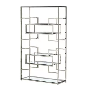 Wandkast Snow - 100x185 Zilver