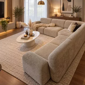 Hoekbank Melody - Beige