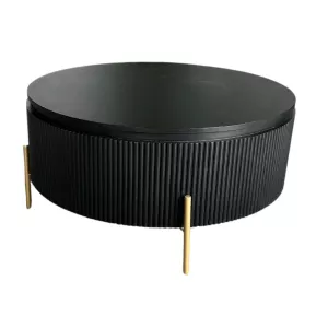 Salontafel Woodville Rond - Black