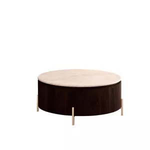 Salontafel Brown London x Firestone - Rond 100 cm