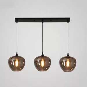 Hanglamp Apple Smoke Bulbs - 3 lichts 