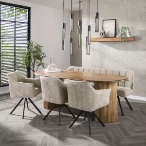 Eettafel Wave Arch - 215 cm