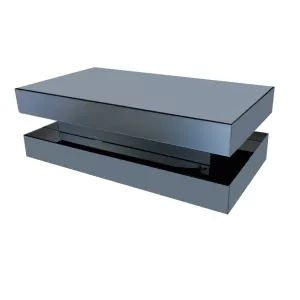 Salontafel - Hamburger - Antraciet Spiegelglas