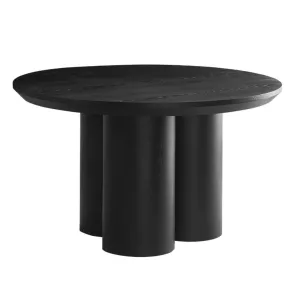 Eettafel Royal Rond - Black Fineer 