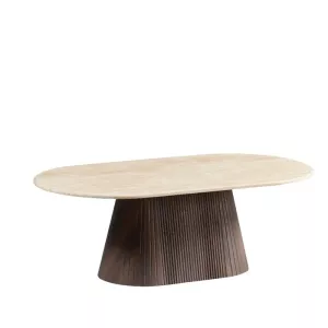 Salontafel Brown London x Firestone - Ovaal