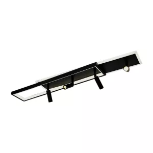 Plafondspot Luxar - Zwart 80 cm