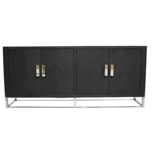 Dressoir - Black Bonito Zilver