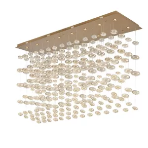 Hanglamp Rainy Bulbs Gold - 160 x 40 cm
