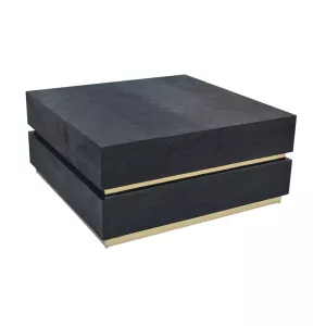 Salontafel Bonero Bonito - Blok Goud 100 x 100 cm