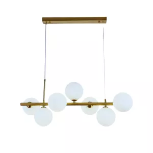Hanglamp Atomni - Goud 7 lichts