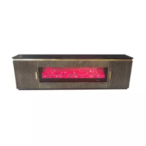 Tv Meubel incl. Sfeerhaard - Allure x Black Marble