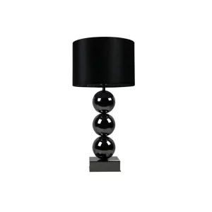 Bollamp – Tafellamp – 3 Bollen – Vierkante Voet – Antraciet