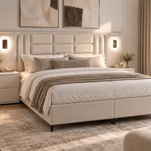 Boxspring Lena - Incl Opbergruimte & Verlichting 