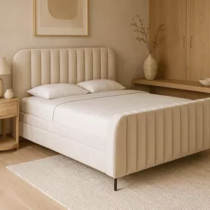 Boxspring Bonita - Cream Velvet