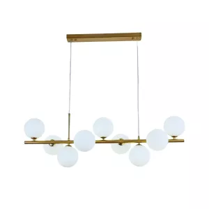 Hanglamp Atomni - Goud 9 lichts
