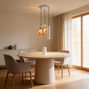 Hanglamp Isabel Wit - 3 Lichts