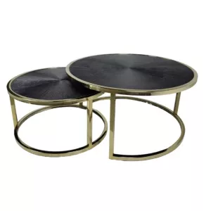 Salontafel Nesting - Zwart/Goud